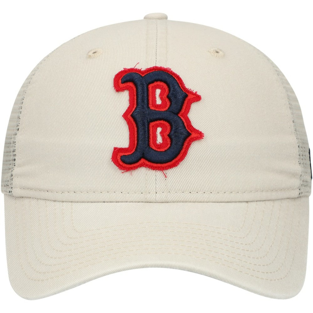 Boston Red Sox Game Day 9TWENTY Adjustable Trucker Hat - Stone | New Era