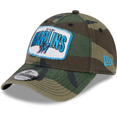 Miami Marlins Gameday 9FORTY Adjustable Hat - Camo | New Era