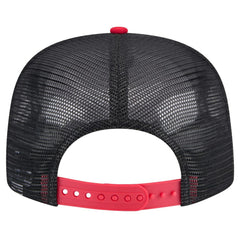 Boston Red Sox Throwback Meshback Golfer Hat - Black | New Era