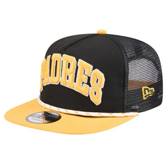 San Diego Padres Throwback Meshback Golfer Hat - Black | New Era