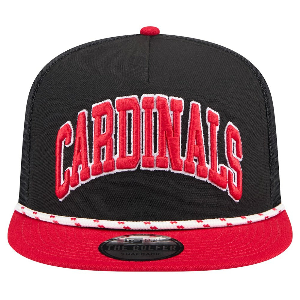 St. Louis Cardinals Throwback Meshback Golfer Hat - Black | New Era