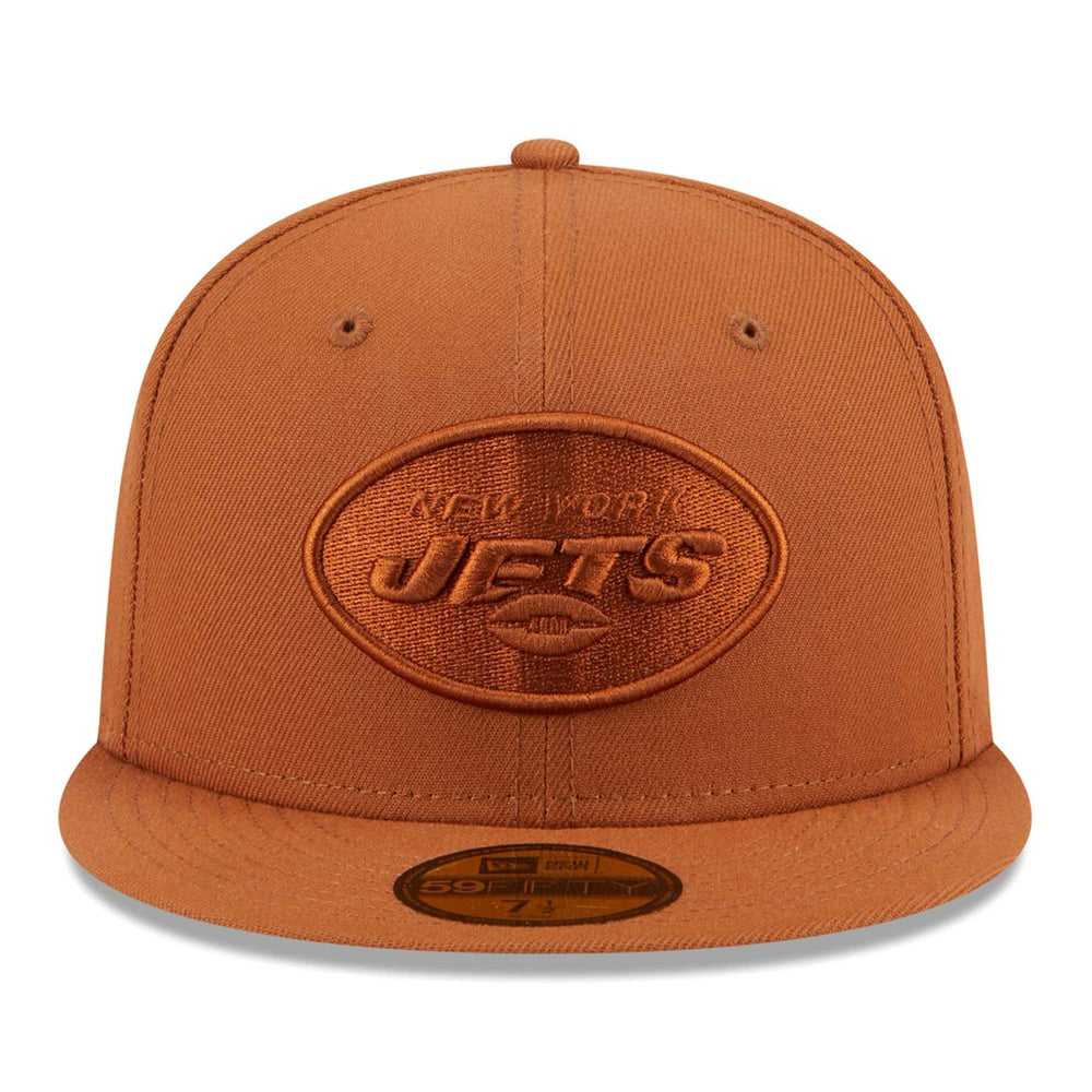 New York Jets New Era Color Pack 59FIFTY Fitted Hat - Brown online