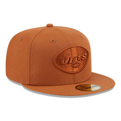 New York Jets New Era Color Pack 59FIFTY Fitted Hat - Brown online