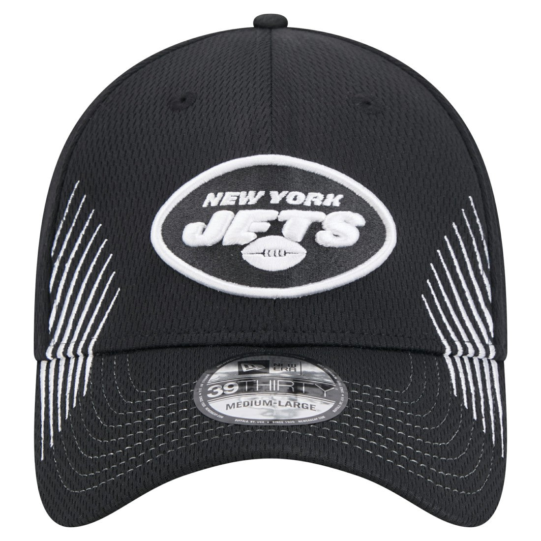 New York Jets New Era Active 39THIRTY Flex Hat - Black sale