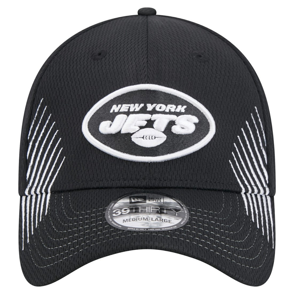 New York Jets New Era Active 39THIRTY Flex Hat - Black sale