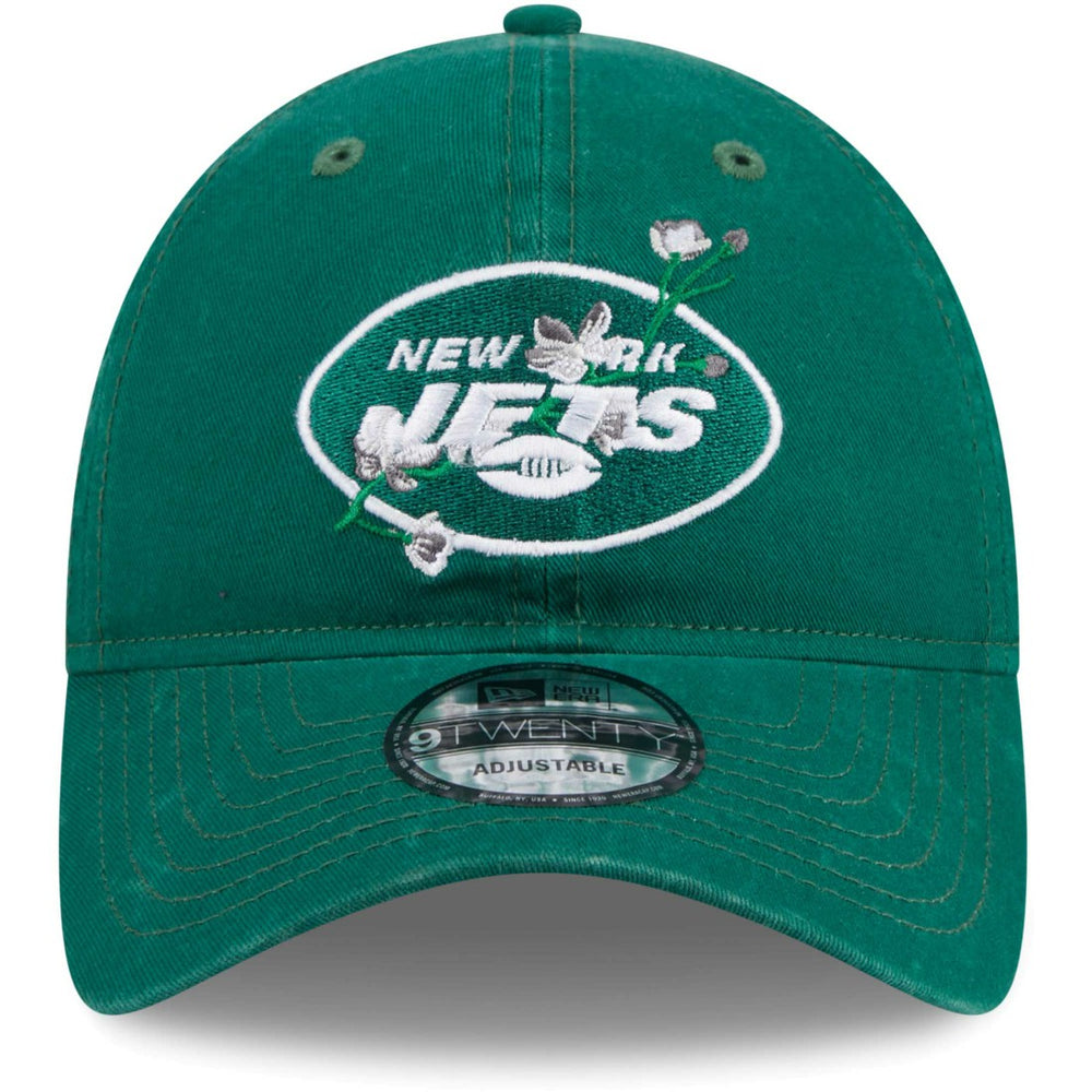 New York Jets New Era Women's Game Day Flower 9TWENTY Adjustable Hat - Green on sale