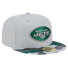 New York Jets New Era Active Camo 59FIFTY Fitted Hat - Gray for sale
