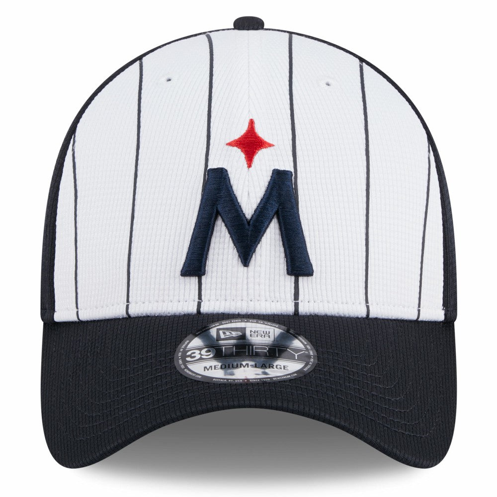 Minnesota Twins 2025 Batting Practice 39THIRTY Flex Hat - White | New Era