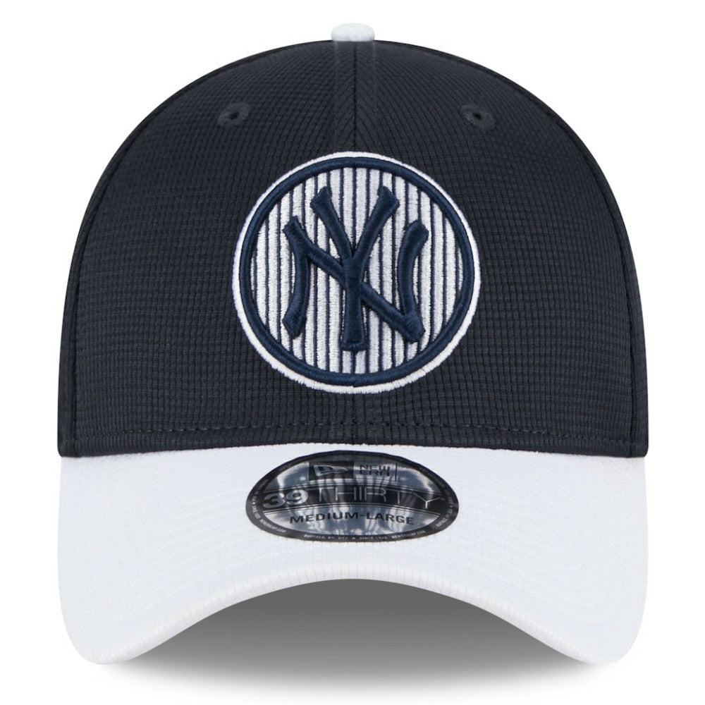 New York Yankees 2025 Batting Practice 39THIRTY Flex Hat - Navy | New Era