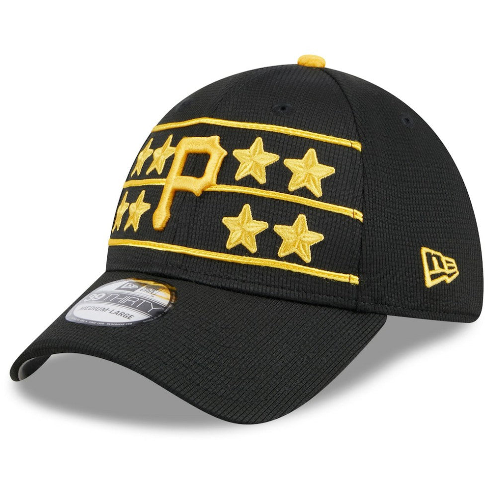 Pittsburgh Pirates 2025 Batting Practice 39THIRTY Flex Hat - Black | New Era