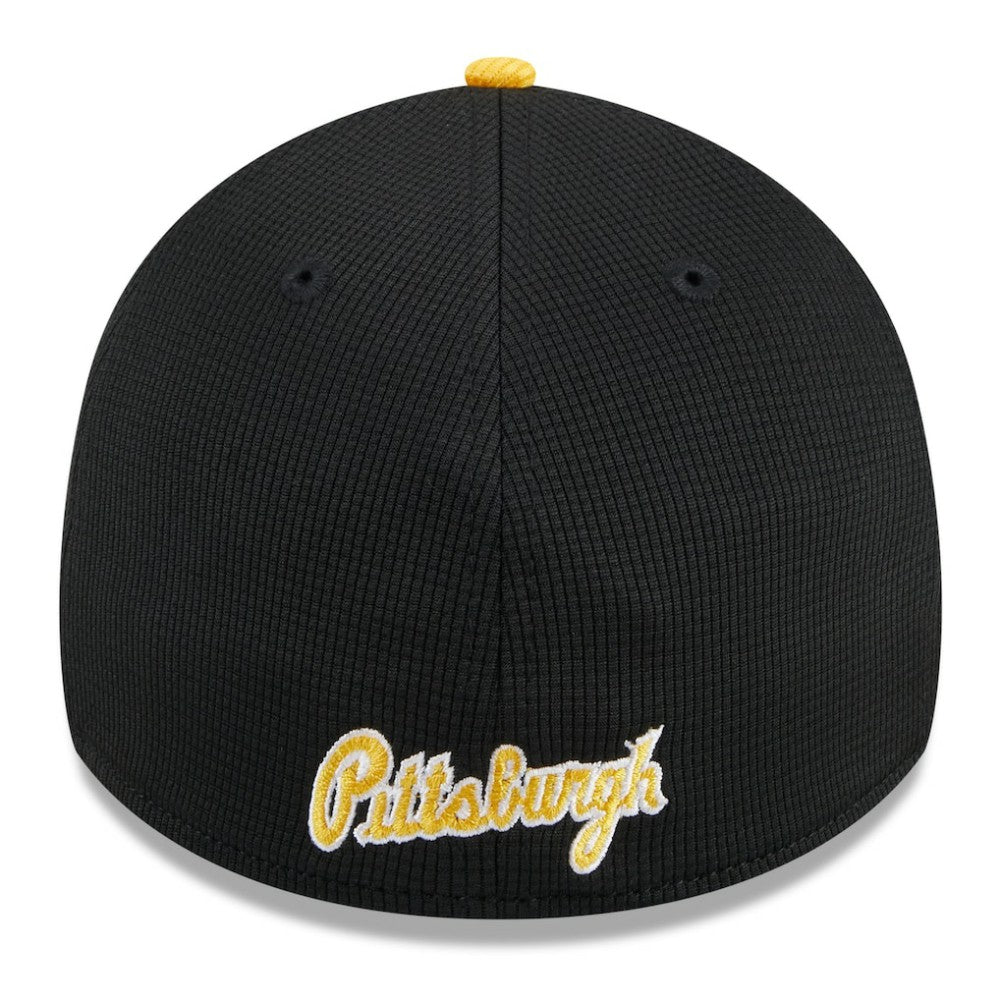 Pittsburgh Pirates 2025 Batting Practice 39THIRTY Flex Hat - Black | New Era