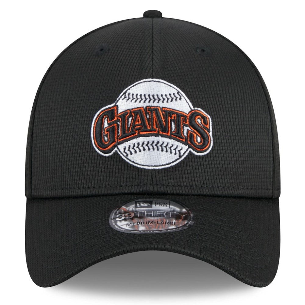 San Francisco Giants 2025 Batting Practice 39THIRTY Flex Hat - Black | New Era