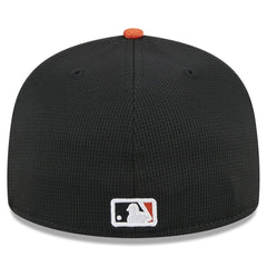 Baltimore Orioles 2025 Batting Practice 59FIFTY Fitted Hat - White | New Era