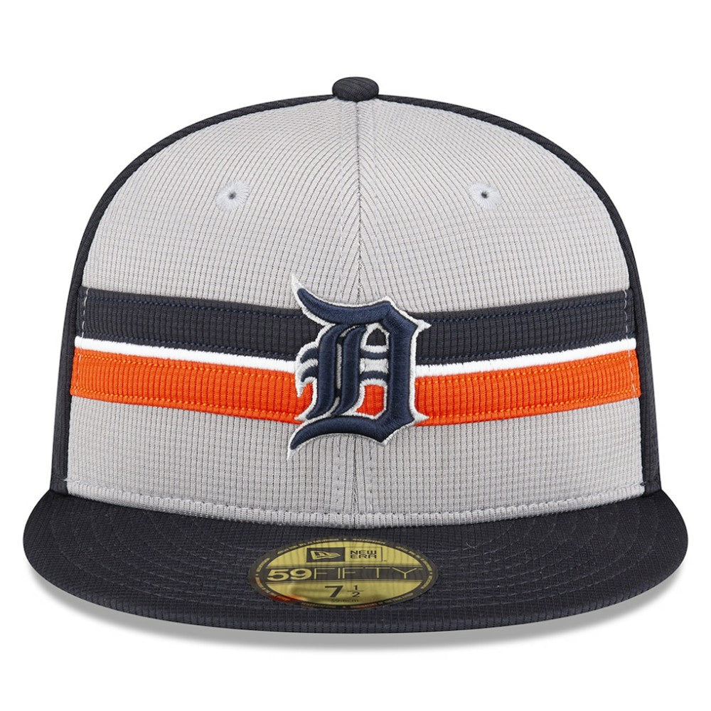 Detroit Tigers 2025 Batting Practice 59FIFTY Fitted Hat - Gray | New Era