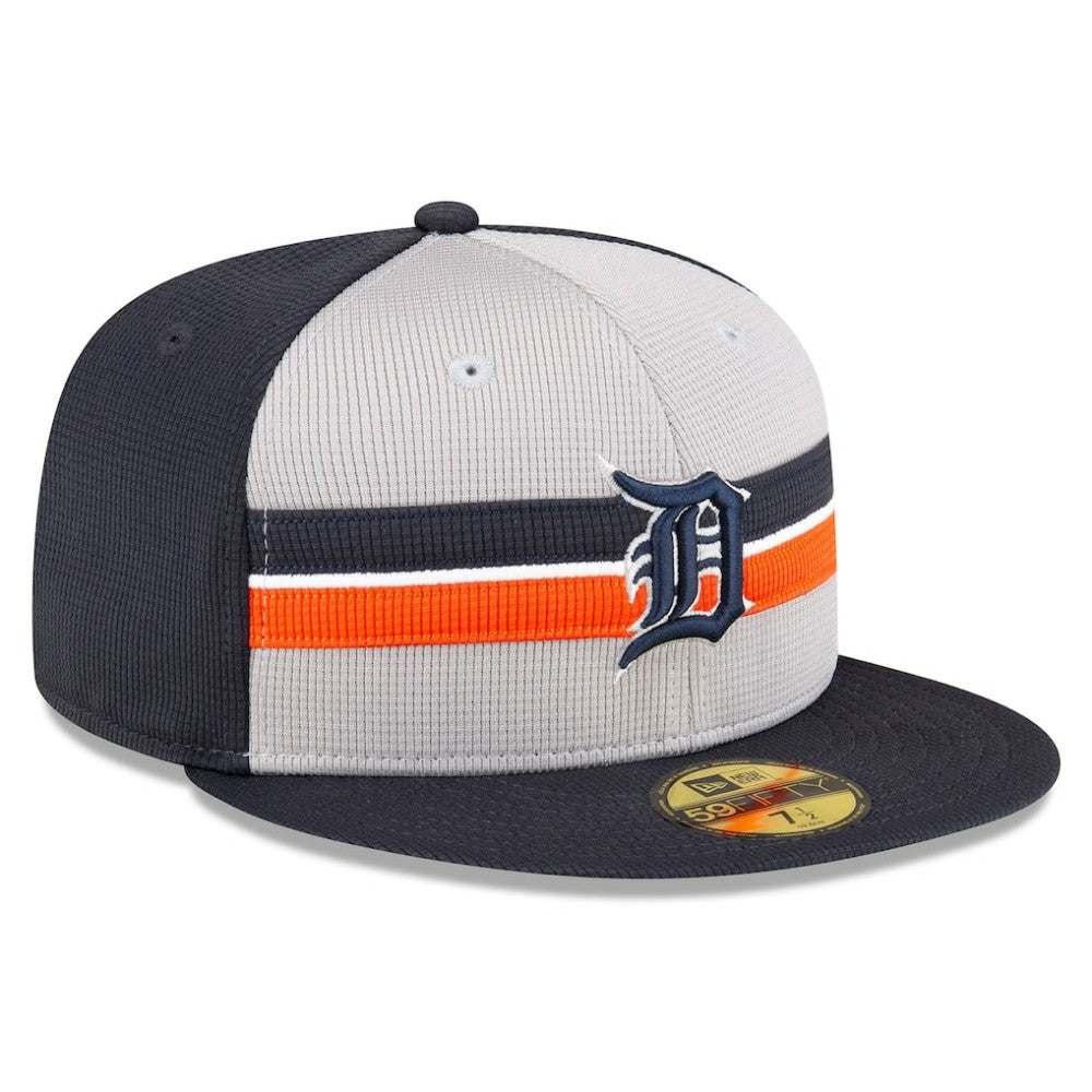 Detroit Tigers 2025 Batting Practice 59FIFTY Fitted Hat - Gray | New Era