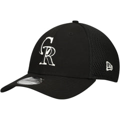 Colorado Rockies Neo 39THIRTY Flex Hat - Black/White | New Era