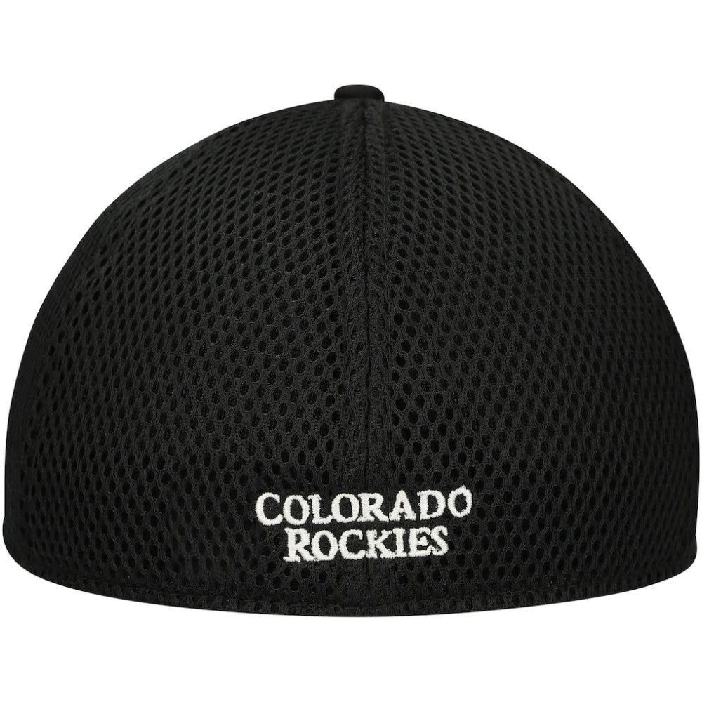 Colorado Rockies Neo 39THIRTY Flex Hat - Black/White | New Era