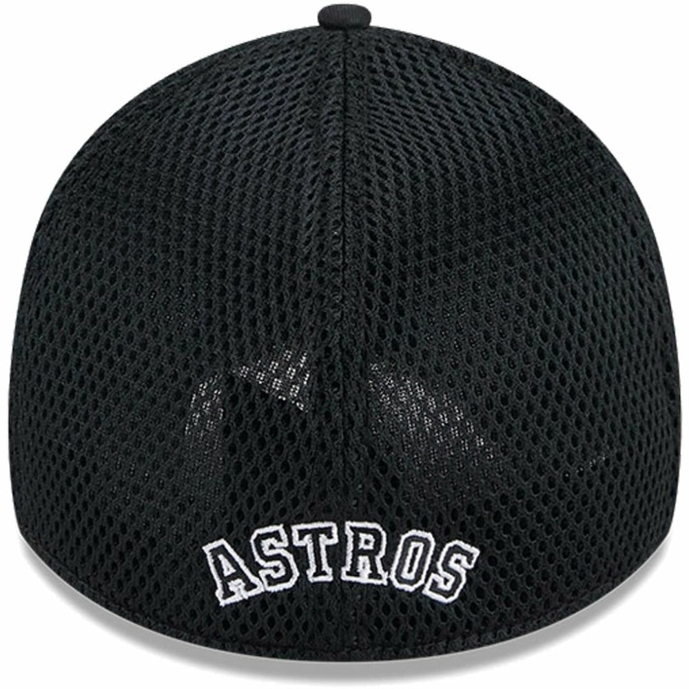 Houston Astros Neo 39THIRTY Flex Hat - Black/White | New Era