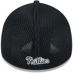 Philadelphia Phillies Neo 39THIRTY Flex Hat - Black/White | New Era