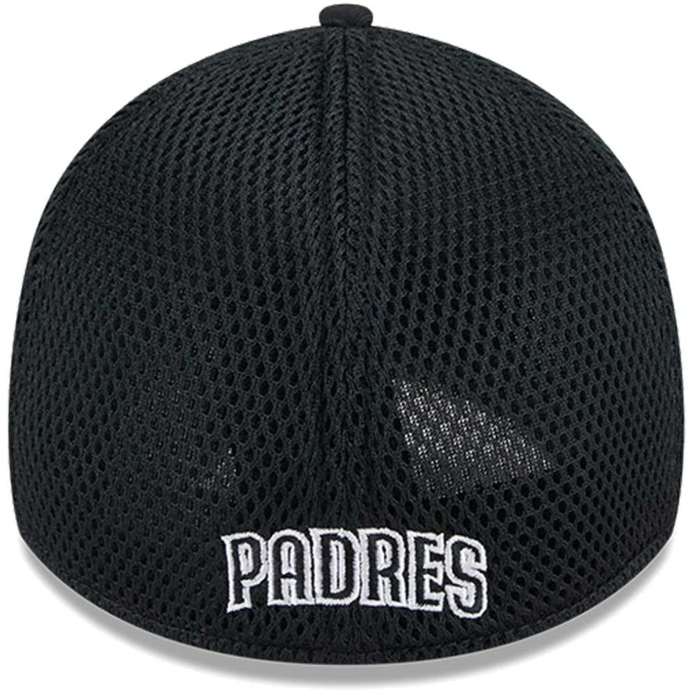 San Diego Padres Neo 39THIRTY Flex Hat - Black/White | New Era