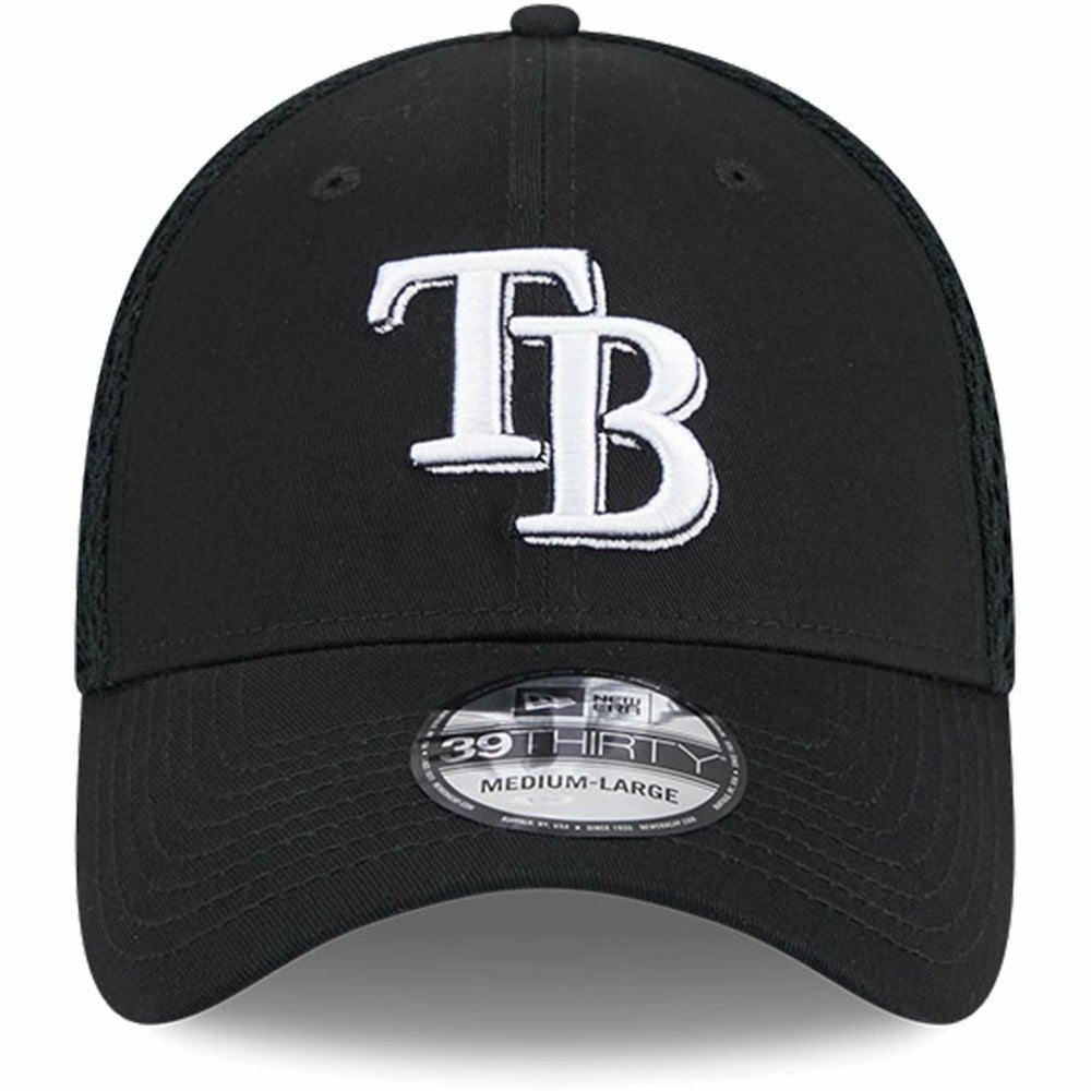 Tampa Bay Rays Neo 39THIRTY Flex Hat - Black/White | New Era