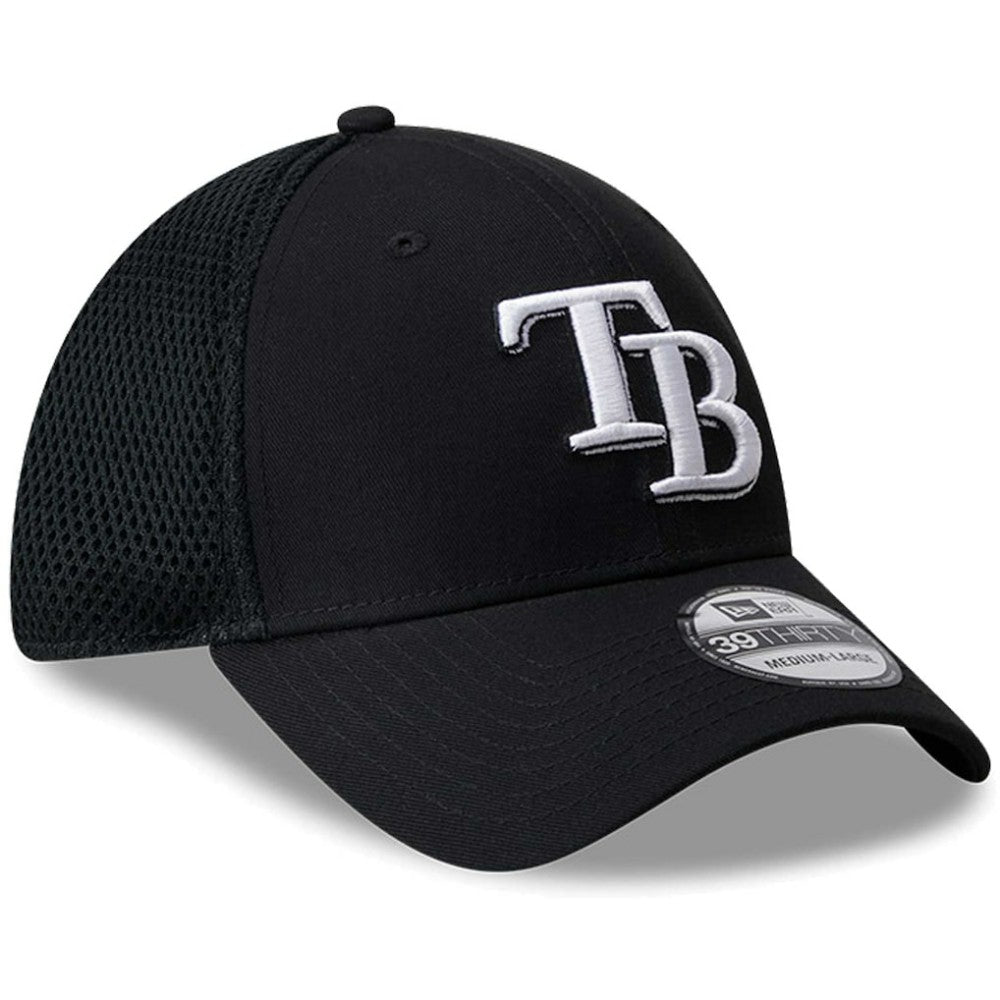 Tampa Bay Rays Neo 39THIRTY Flex Hat - Black/White | New Era