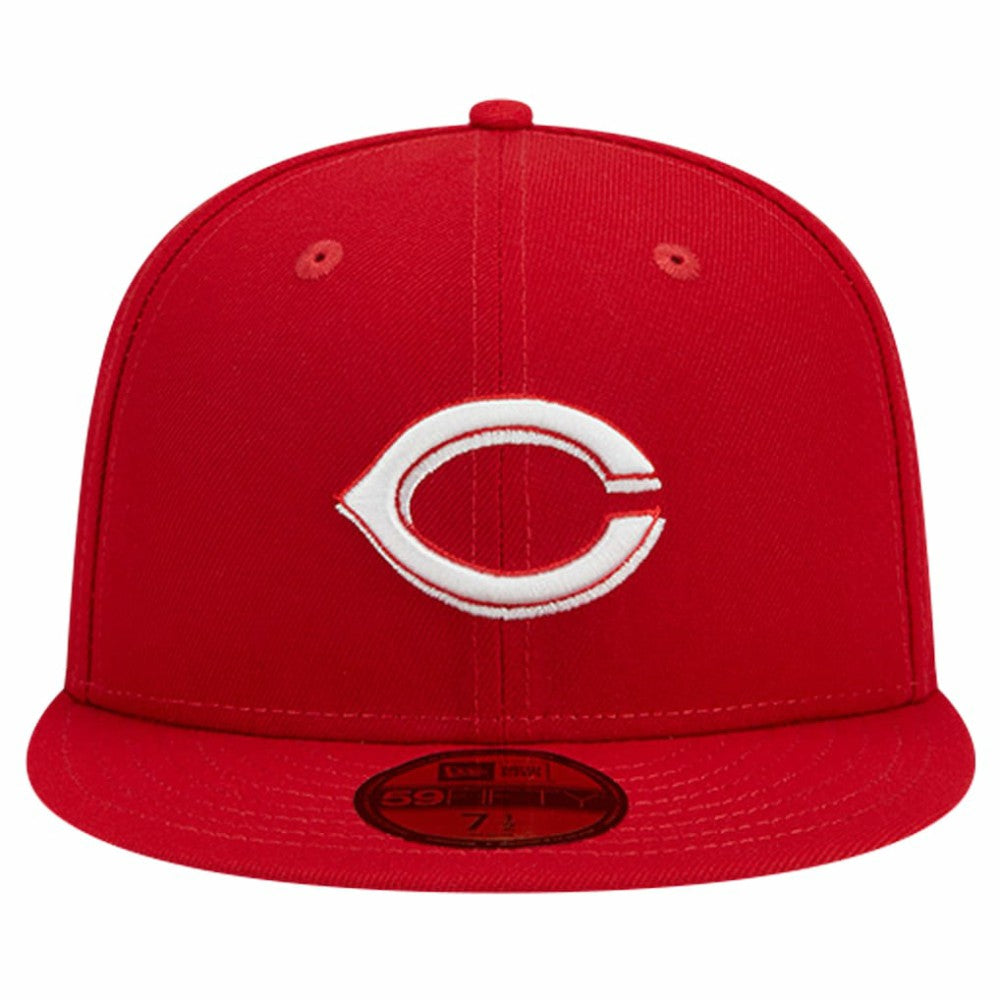 Cincinnati Reds Logo 59FIFTY Fitted Hat - Red | New Era