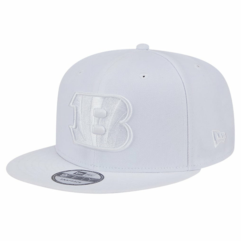 Cincinnati Bengals New Era Main White on White 9FIFTY Snapback Hat cheap