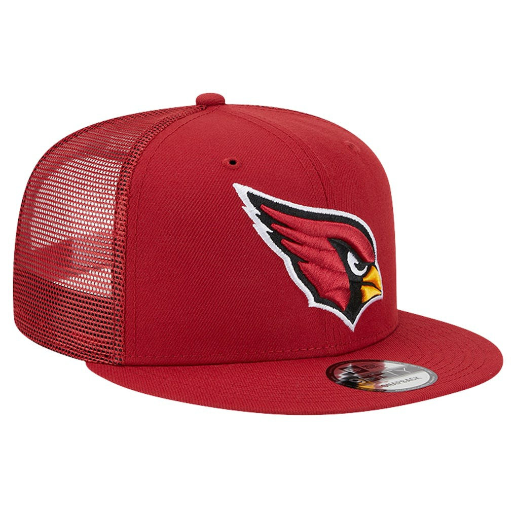 Arizona Cardinals New Era Main Trucker 9FIFTY Snapback Hat - Cardinal outlet