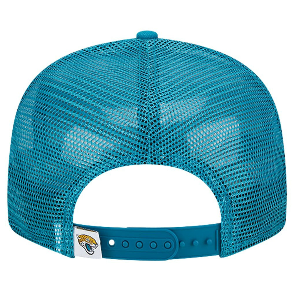 Jacksonville Jaguars New Era Main Trucker 9FIFTY Snapback Hat - Teal online