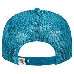 Jacksonville Jaguars New Era Main Trucker 9FIFTY Snapback Hat - Teal online