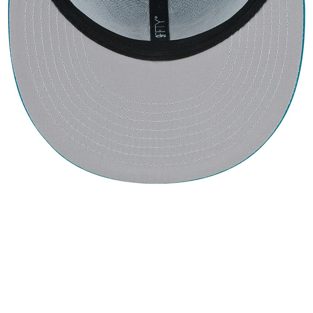 Jacksonville Jaguars New Era Main Trucker 9FIFTY Snapback Hat - Teal online
