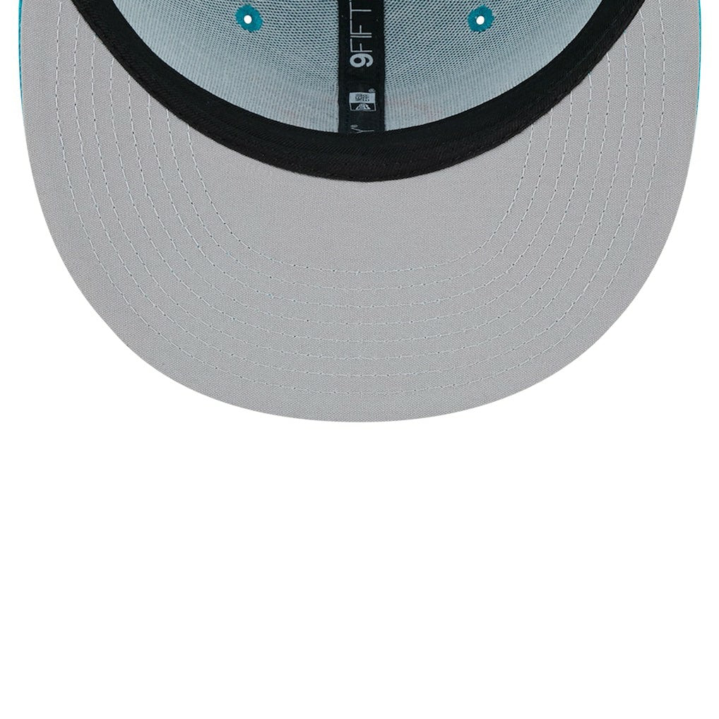 Miami Dolphins New Era Main Trucker 9FIFTY Snapback Hat - Aqua discount