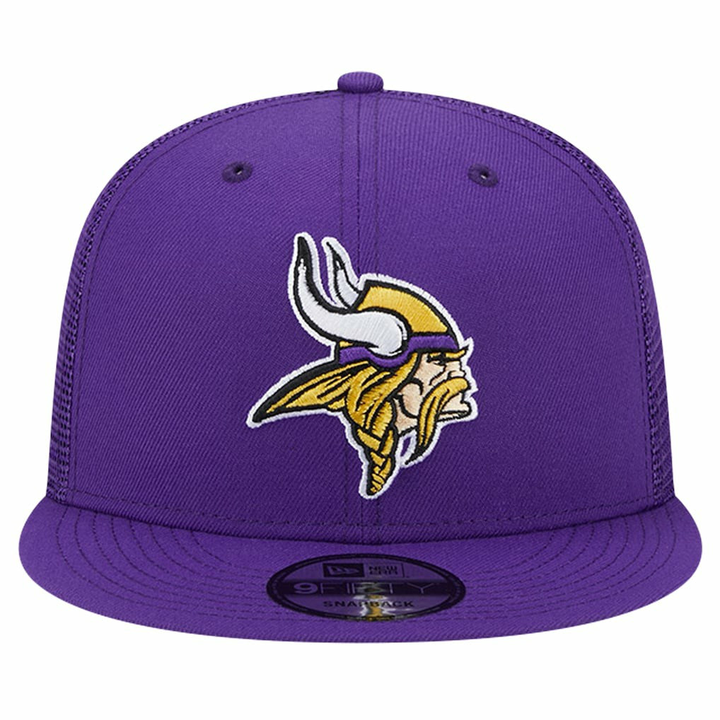 Minnesota Vikings New Era Main Trucker 9FIFTY Snapback Hat - Purple on sale