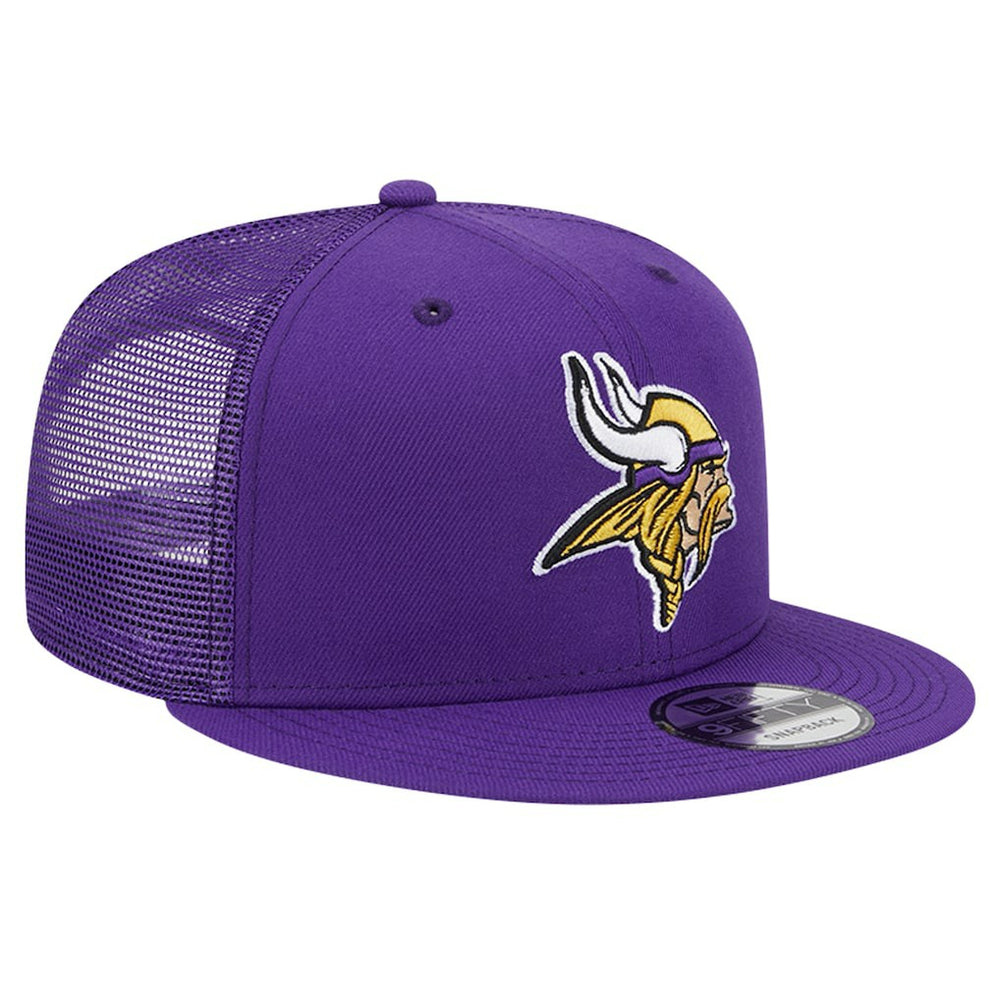 Minnesota Vikings New Era Main Trucker 9FIFTY Snapback Hat - Purple on sale