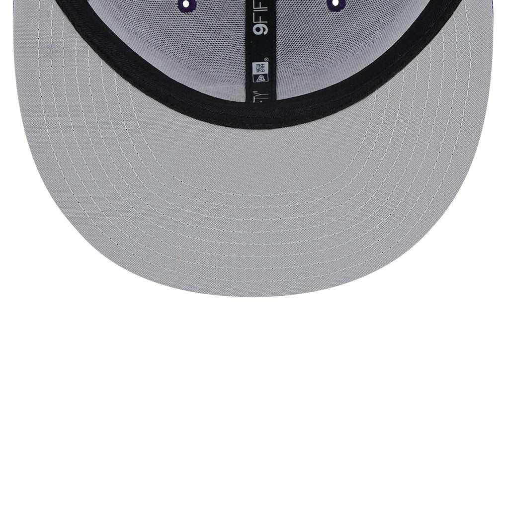 Minnesota Vikings New Era Main Trucker 9FIFTY Snapback Hat - Purple on sale