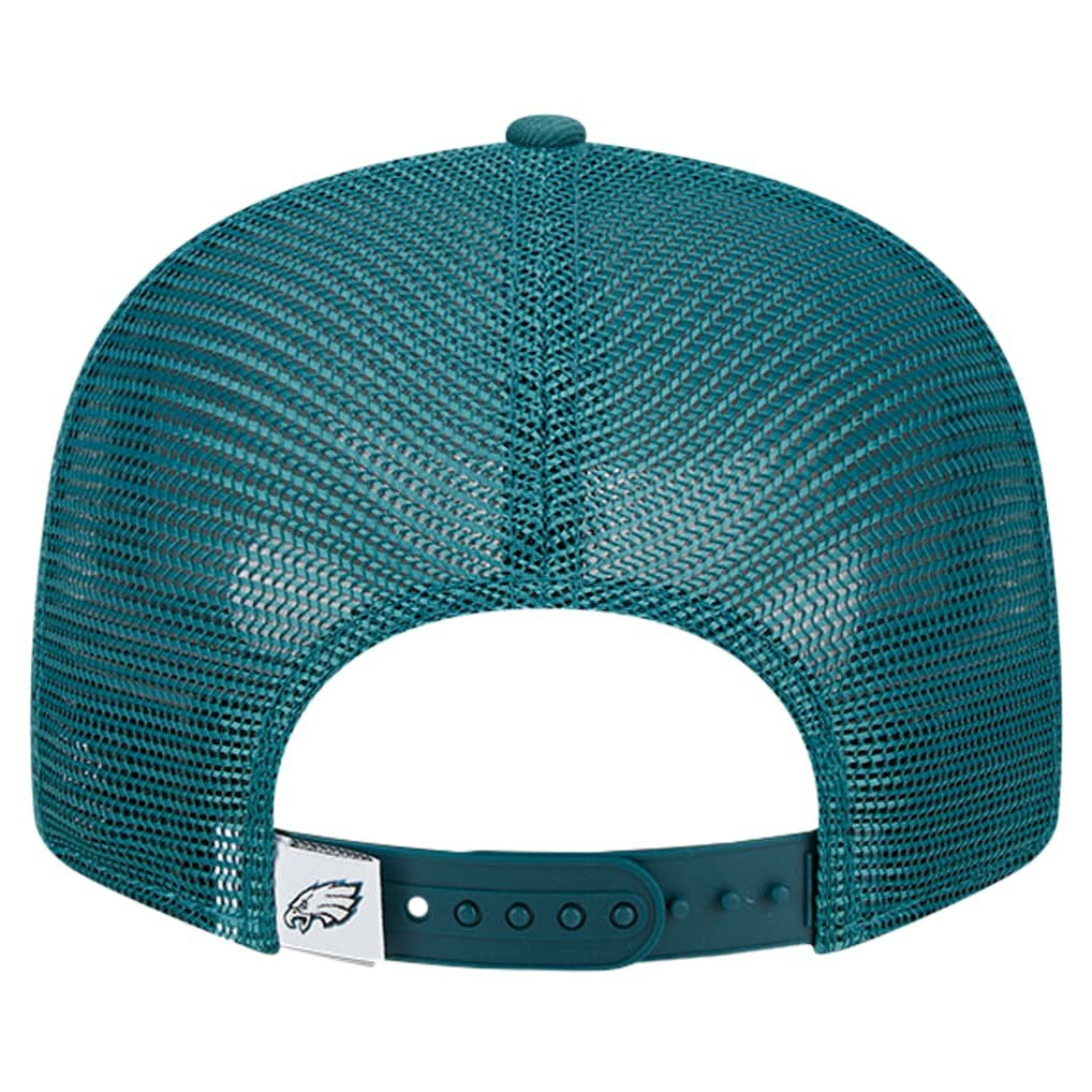 Philadelphia Eagles New Era Main Trucker 9FIFTY Snapback Hat - Midnight Green on sale