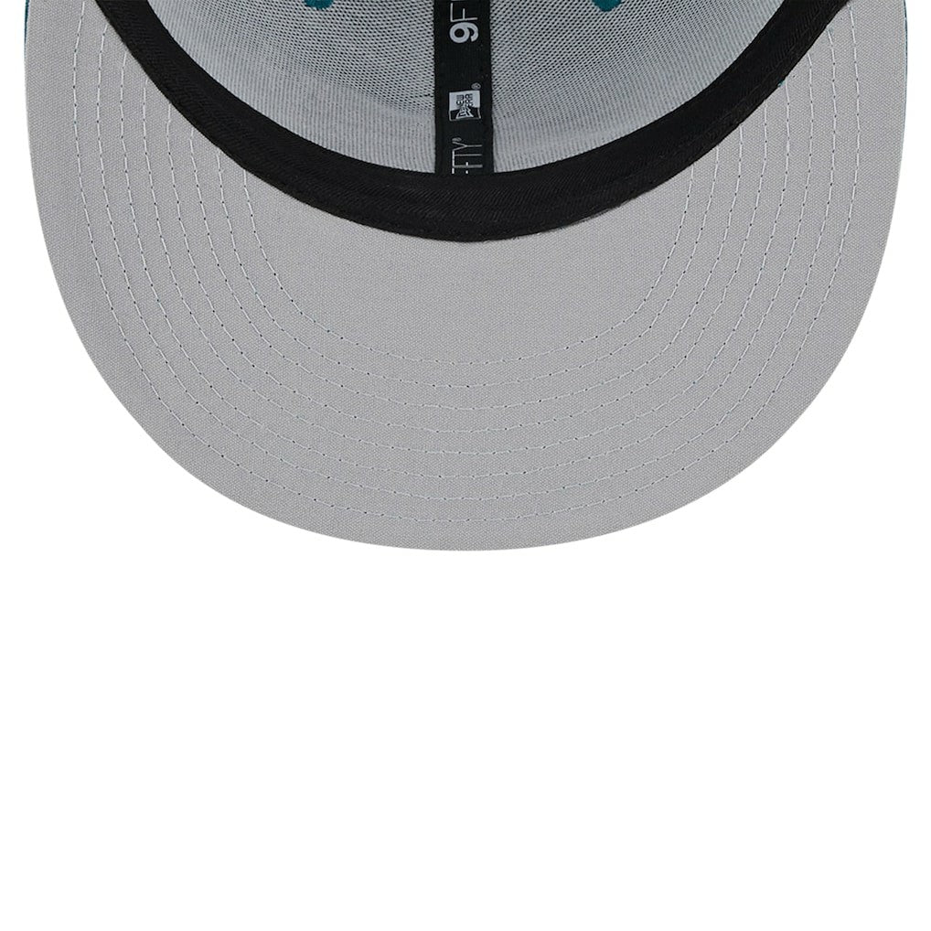Philadelphia Eagles New Era Main Trucker 9FIFTY Snapback Hat - Midnight Green on sale