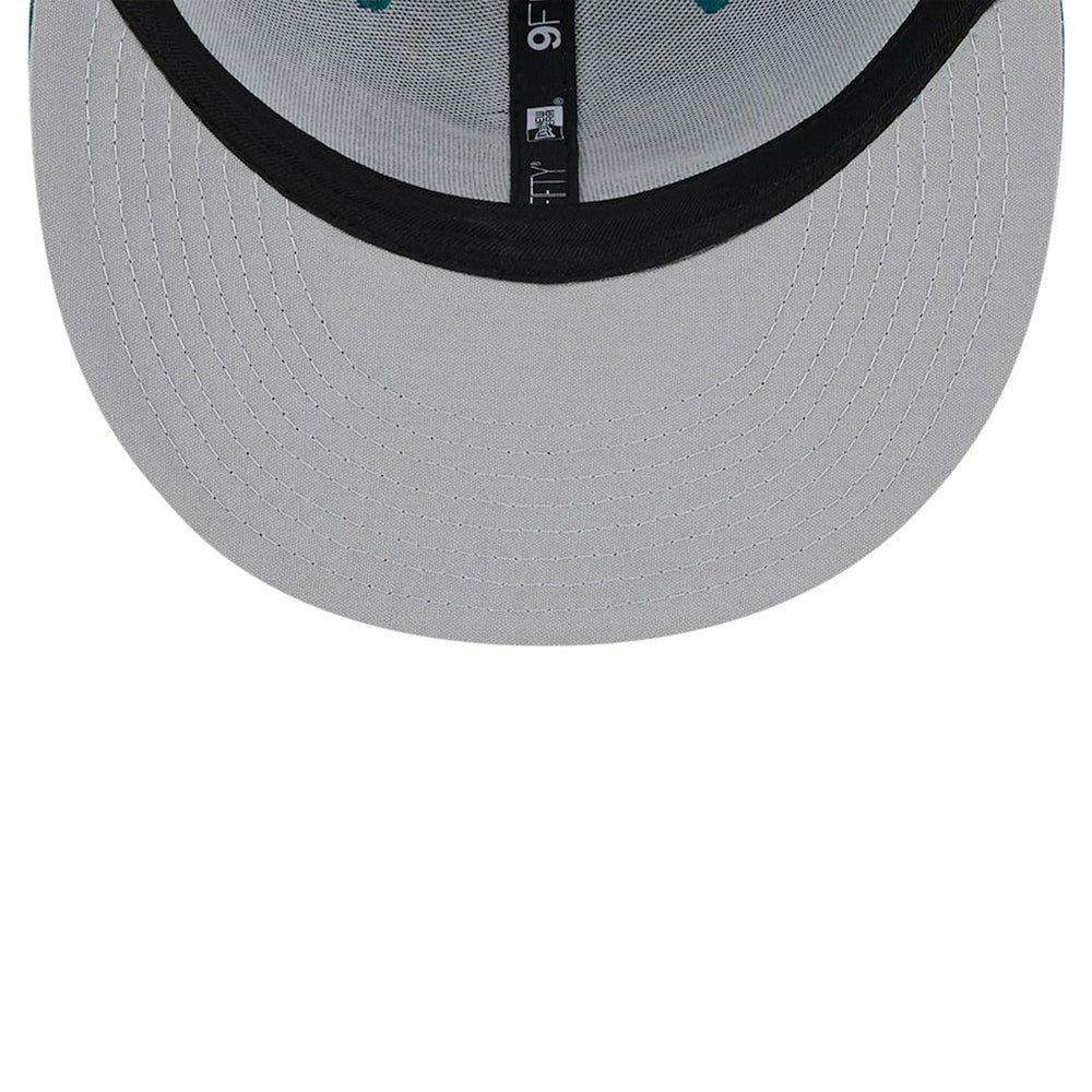Philadelphia Eagles New Era Main Trucker 9FIFTY Snapback Hat - Midnight Green on sale