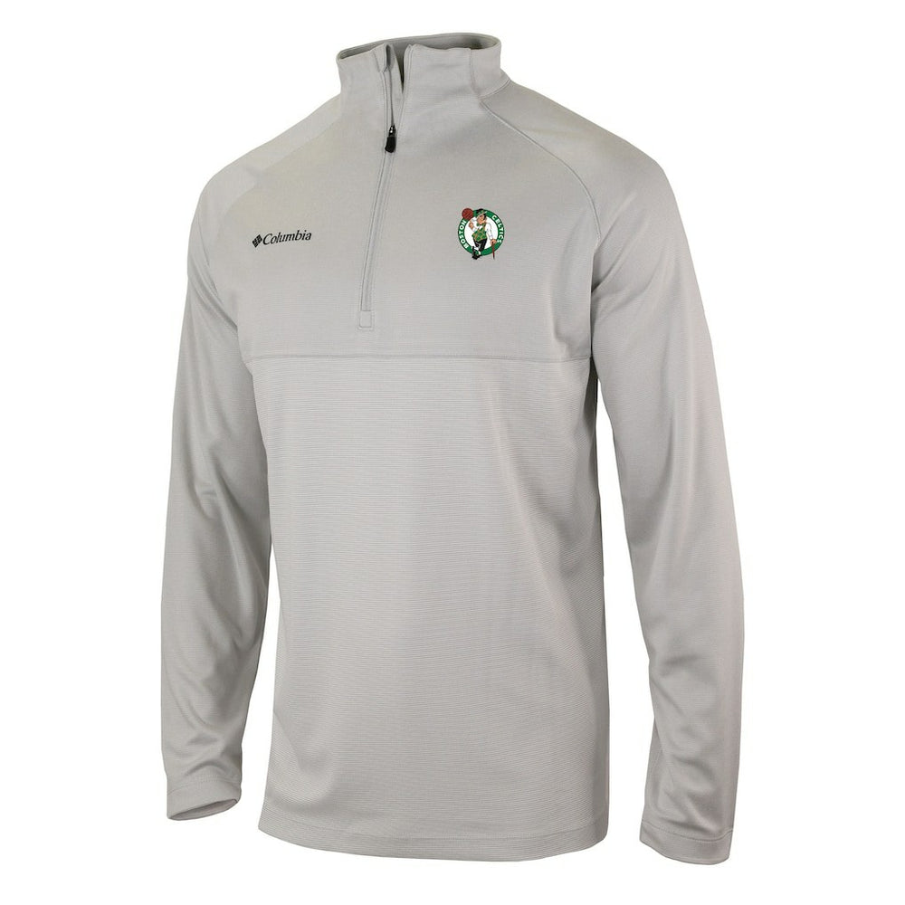 Boston Celtics Omni-Wick Rockin' It Quarter-Zip Pullover Top - Heather Gray | Columbia outlet