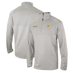 Los Angeles Lakers Omni-Wick Rockin' It Quarter-Zip Pullover Top - Heather Gray | Columbia discount