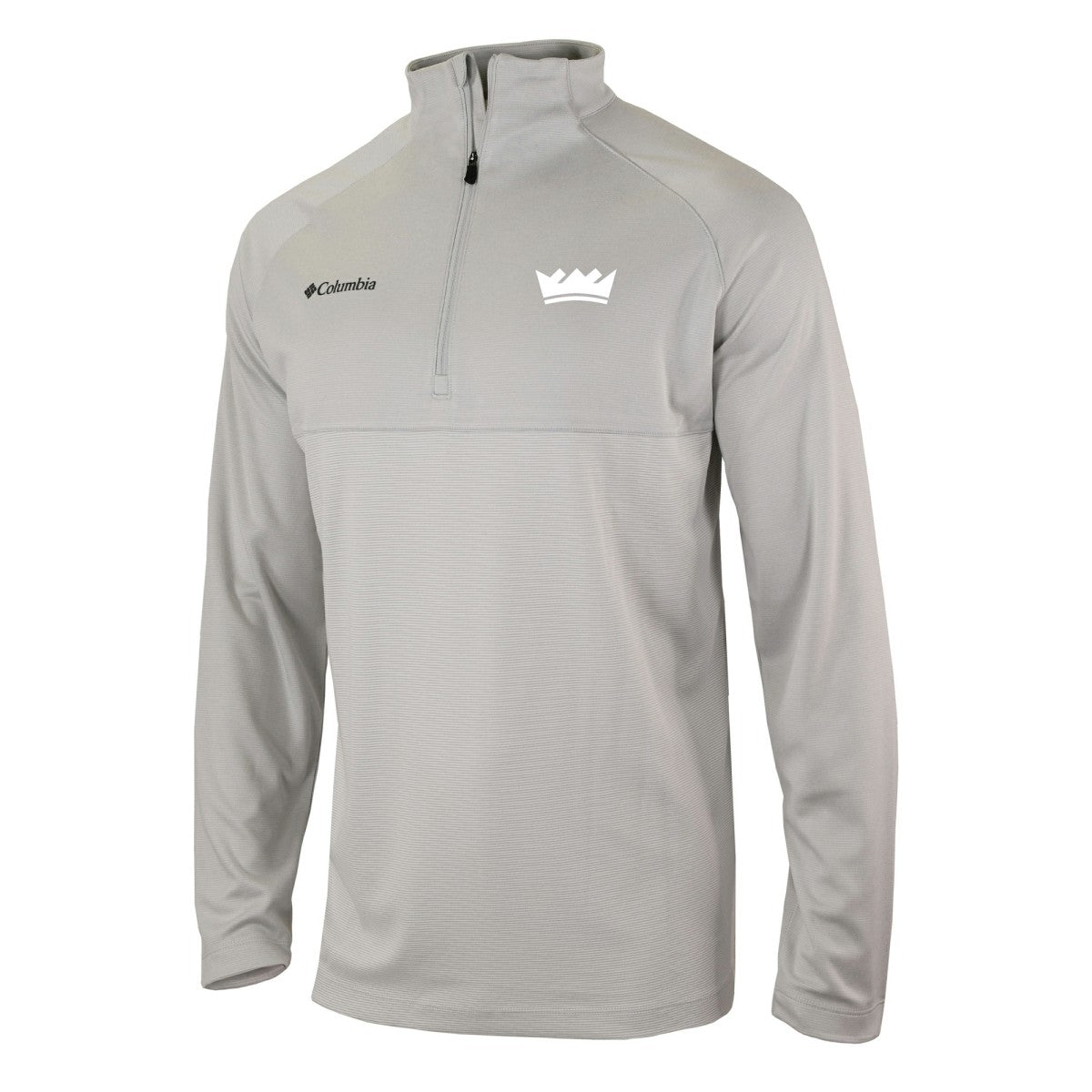 Sacramento Kings Omni-Wick Rockin' It Quarter-Zip Pullover Top - Heather Gray | Columbia on sale