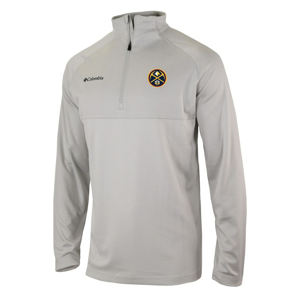 Denver Nuggets Omni-Wick Rockin' It Quarter-Zip Pullover Top sale - Heather Gray | Columbia outlet