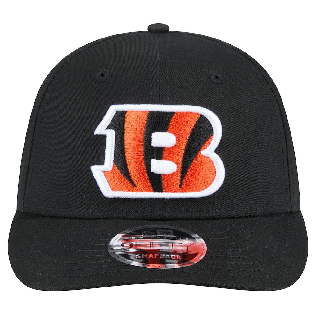 Cincinnati Bengals New Era Main Low Profile 9FIFTY Snapback Hat - Black for sale