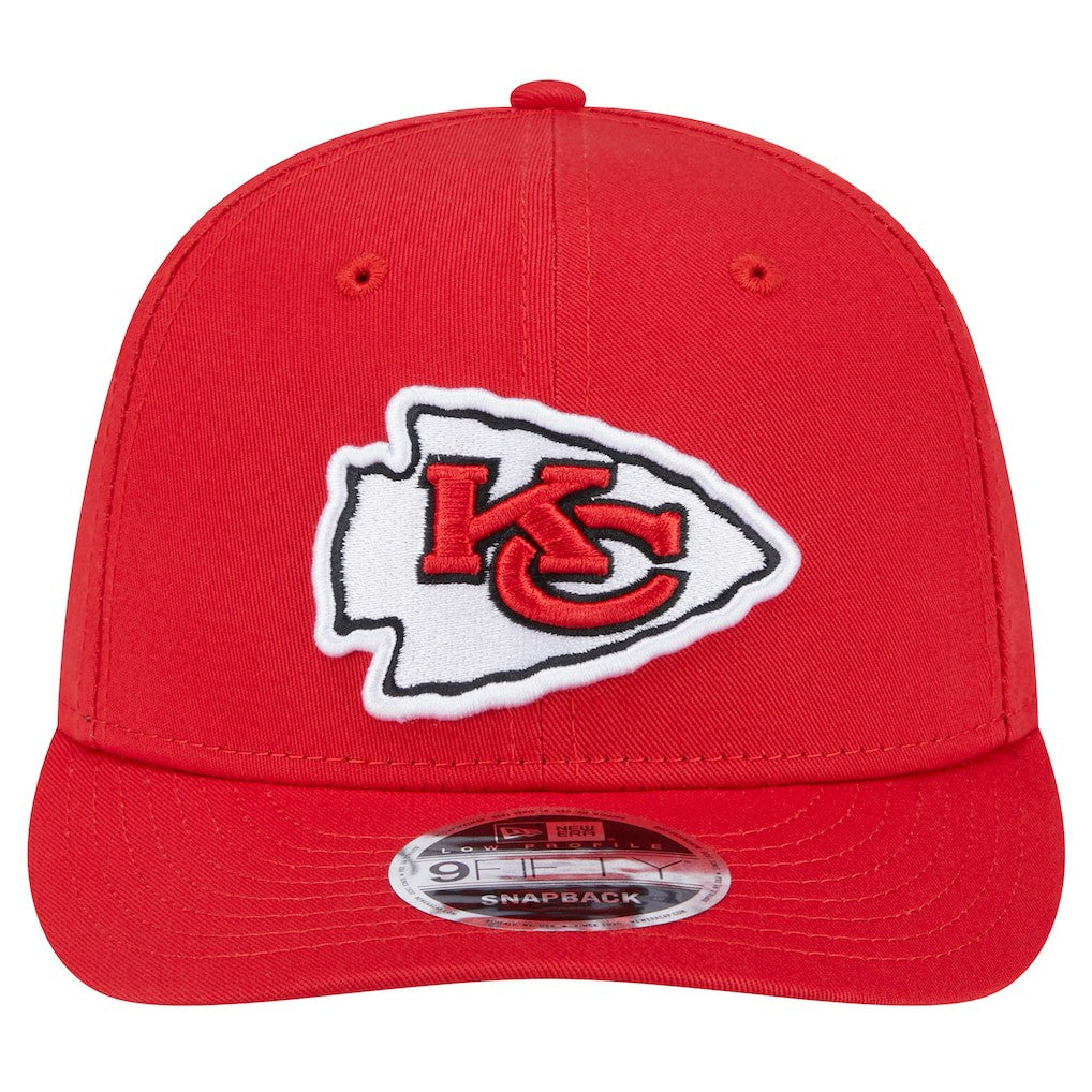 Kansas City Chiefs New Era Main Low Profile 9FIFTY Snapback Hat - Red discount
