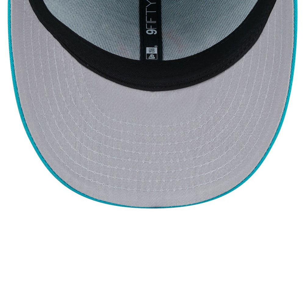 Miami Dolphins New Era Main Low Profile 9FIFTY Snapback Hat - Aqua sale