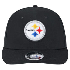 Pittsburgh Steelers New Era Main Low Profile 9FIFTY Snapback Hat - Black outlet