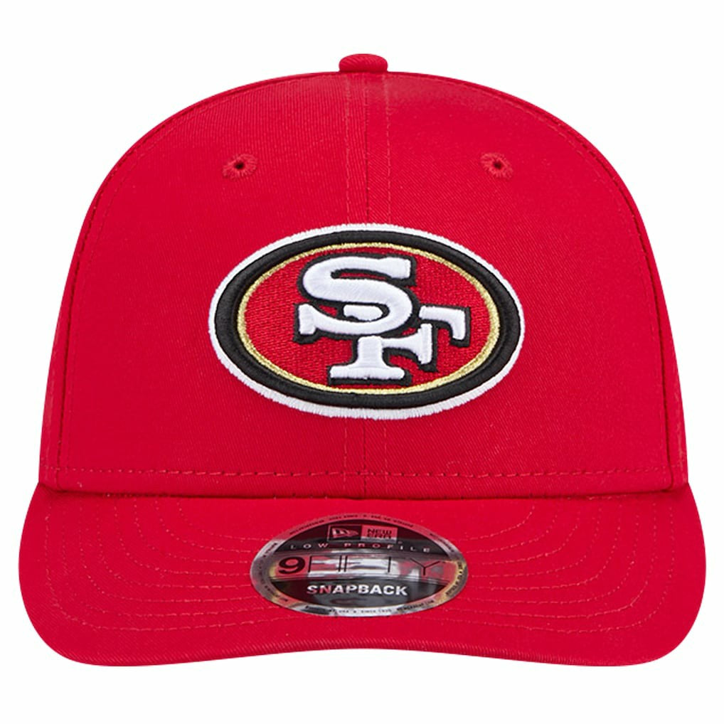 San Francisco 49ers New Era Main Low Profile 9FIFTY Snapback Hat - Scarlet on sale