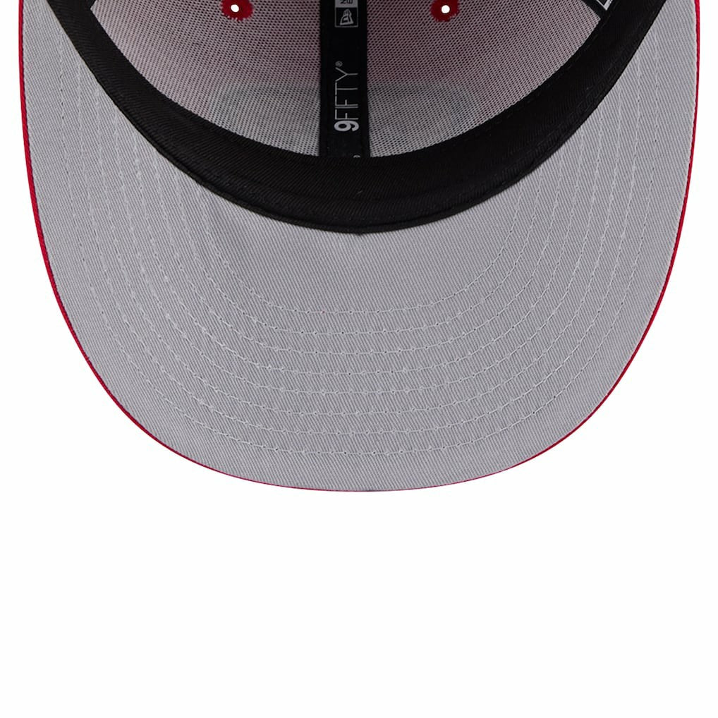 San Francisco 49ers New Era Main Low Profile 9FIFTY Snapback Hat - Scarlet on sale