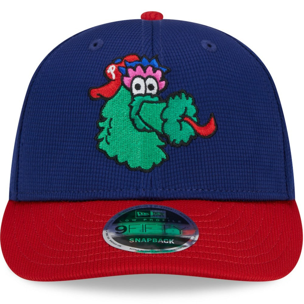 Philadelphia Phillies 2025 Batting Practice Low Profile 9FIFTY Snapback Hat - Navy | New Era